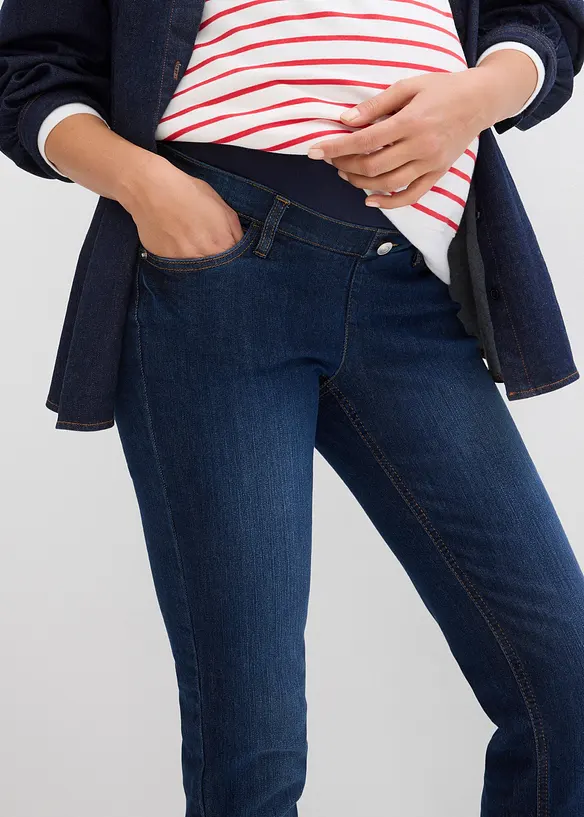 Umstandsjeans aus Bio-Baumwolle, Straight Leg, bonprix