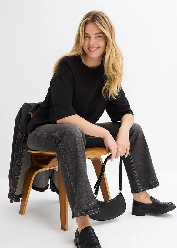 Longshirt aus Interlock, bonprix