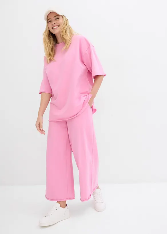 Pantalon en molleton 100% coton, bonprix