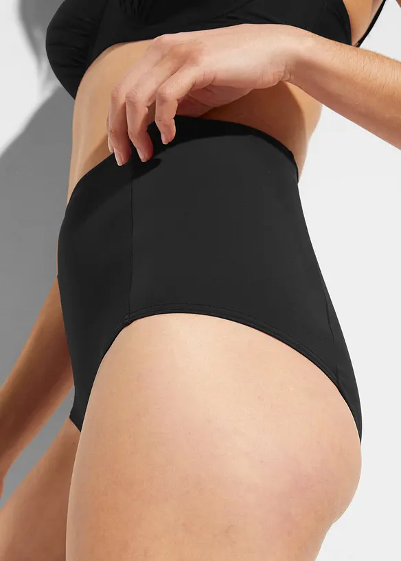 Bas de bikini taille haute, échancrure normale, bonprix
