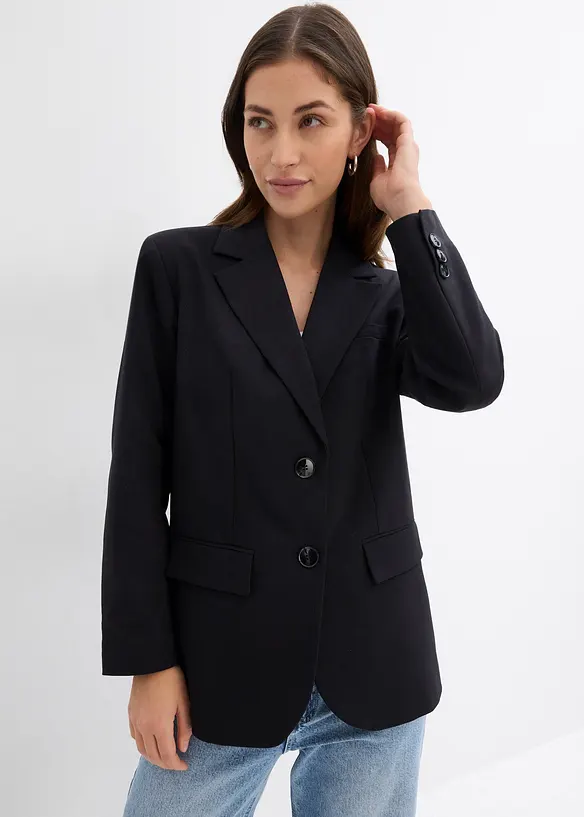 Oversize-Blazer mit leichten Schulterpolstern, bonprix