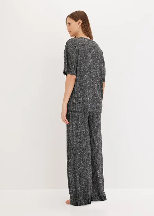 Ensemble d’intérieur côtelé, oversize, bonprix