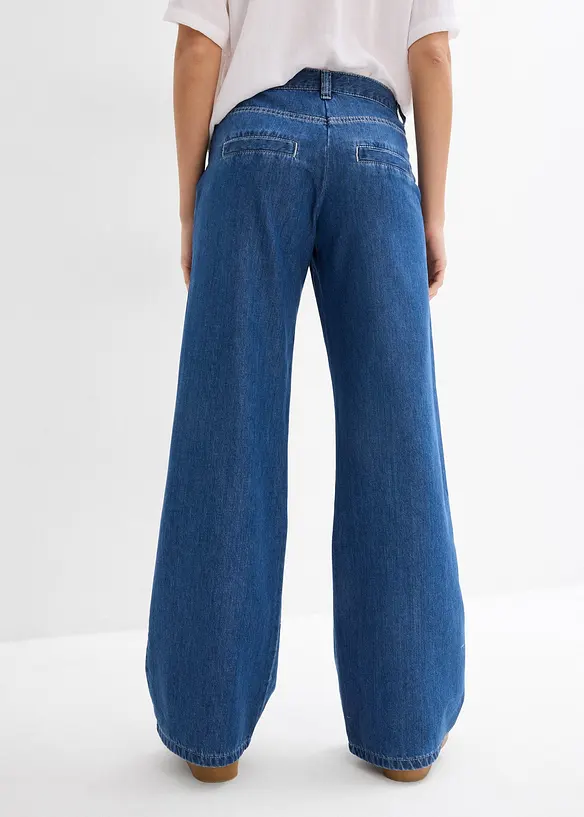 Jean large taille mi-haute, ultra doux, bonprix