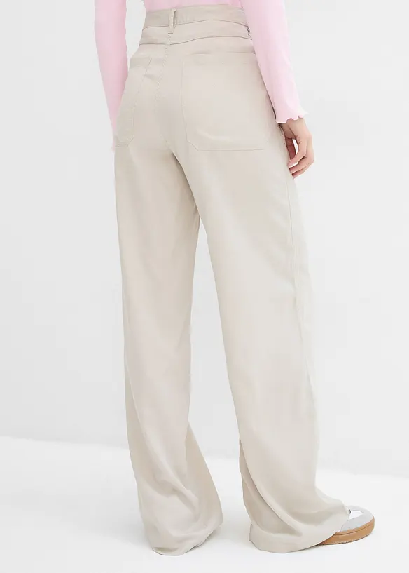Pantalon Marlene en Lyocell fluide, bonprix