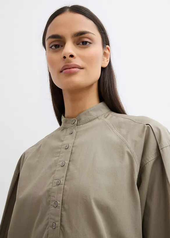 Robe-chemise 100% coton, bonprix