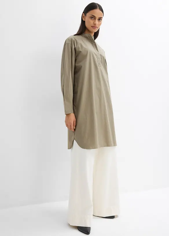 Robe-chemise 100% coton, bonprix