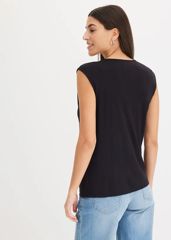Top noué en jersey, bonprix