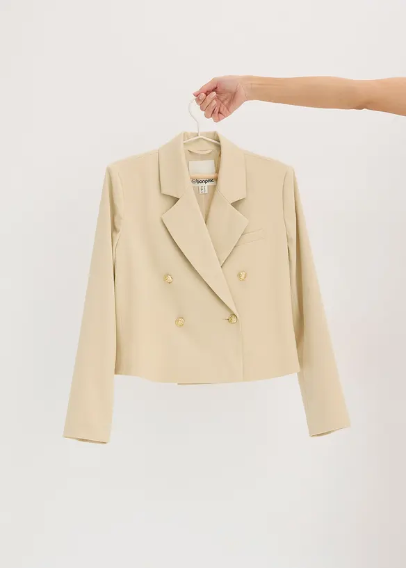 Kurzblazer mit Schmuckknöpfen, bonprix