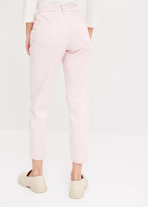 Pantalon extensible en twill avec pli, bonprix