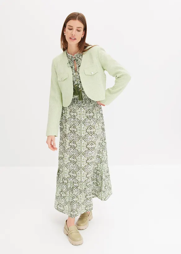Blazer court en bouclé , bonprix