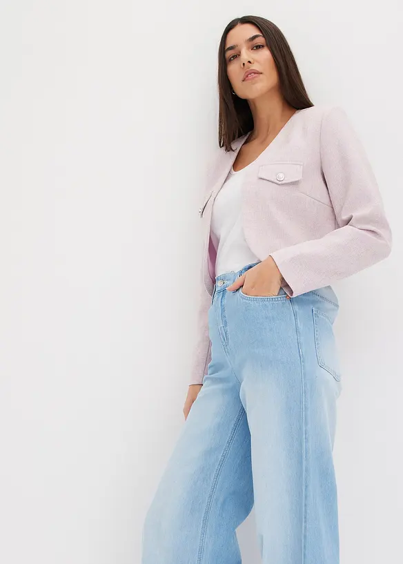 Blazer court en bouclé , bonprix