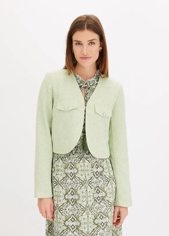 Blazer court en bouclé , bonprix