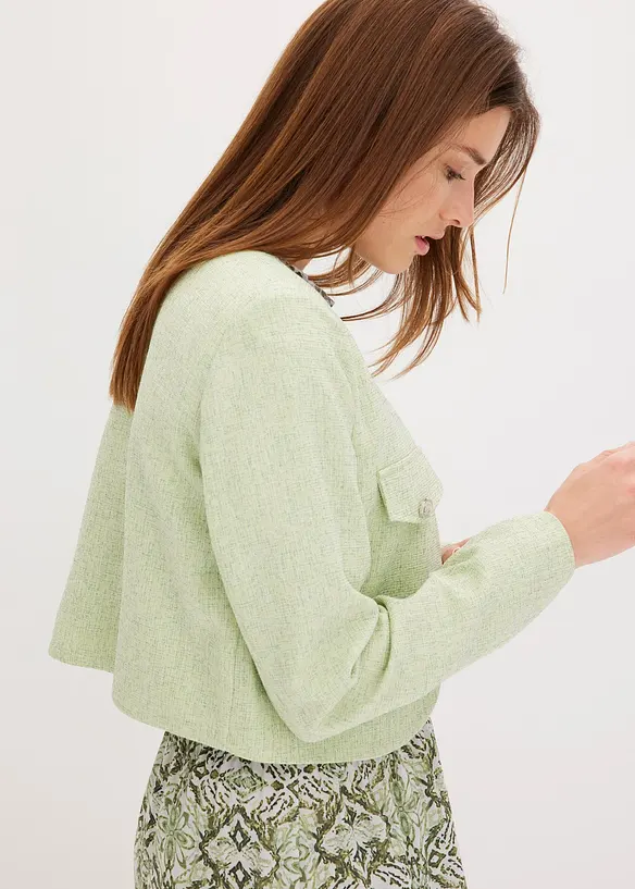 Blazer court en bouclé , bonprix