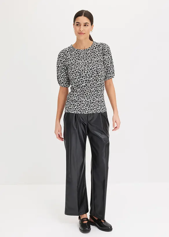 Pantalon enduit, bonprix