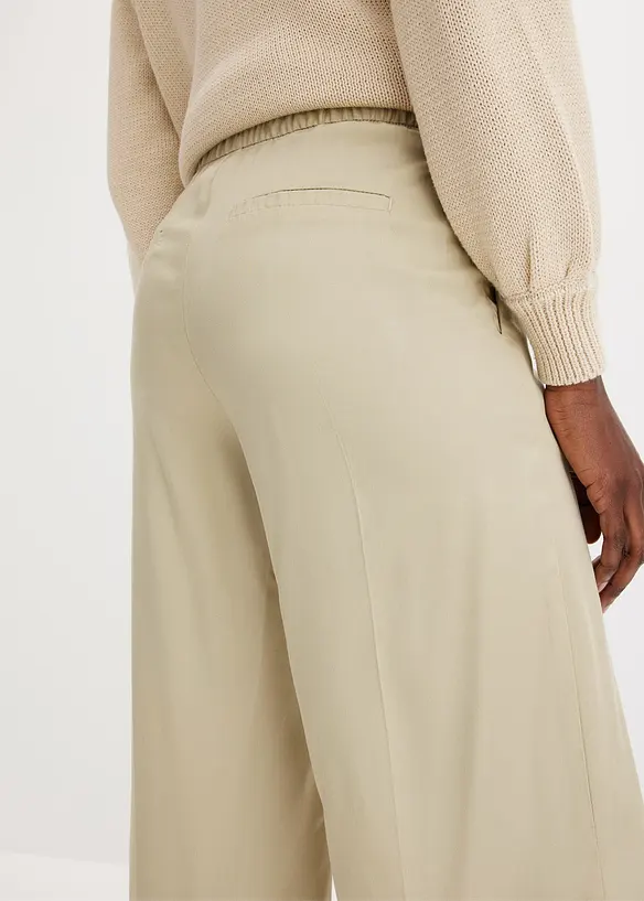 Pantalon à pinces en Lyocell, bonprix