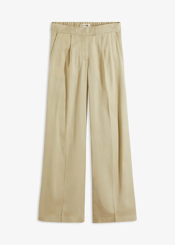 Pantalon à pinces en Lyocell, bonprix