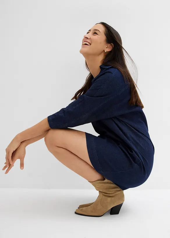 Robe-tunique en jean, bonprix