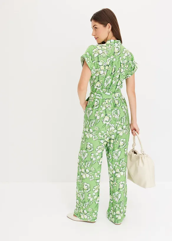 Jumpsuit aus fließendem Viskose-Mix, bonprix