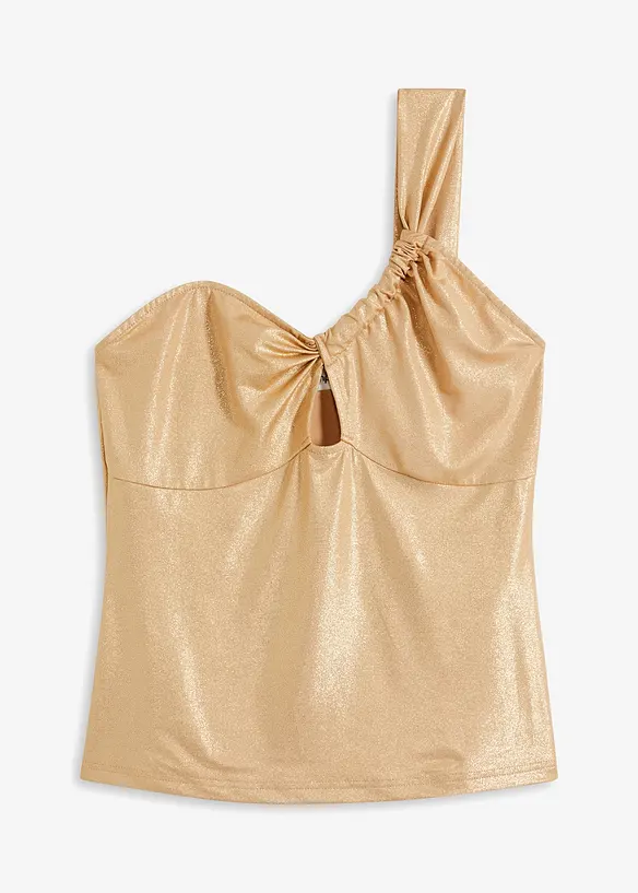 T-shirt en mesh avec détails brillants, bonprix