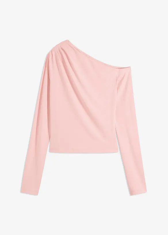 Off-Shoulder-Shirt mit Raffung, bonprix