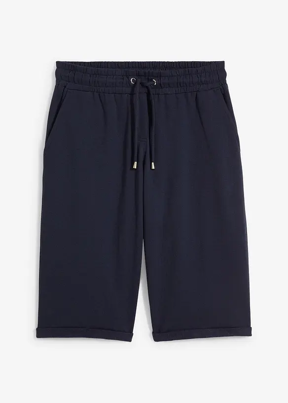 Sweatbermuda mit Turn-up, bonprix