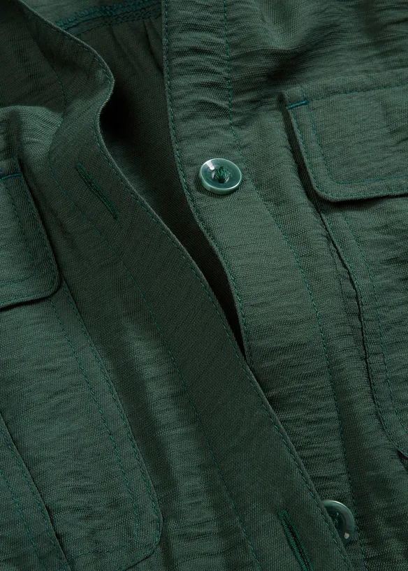 Robe-chemise en matière fine, bonprix