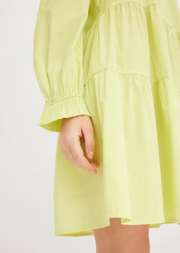 Mini-robe avec volants, bonprix