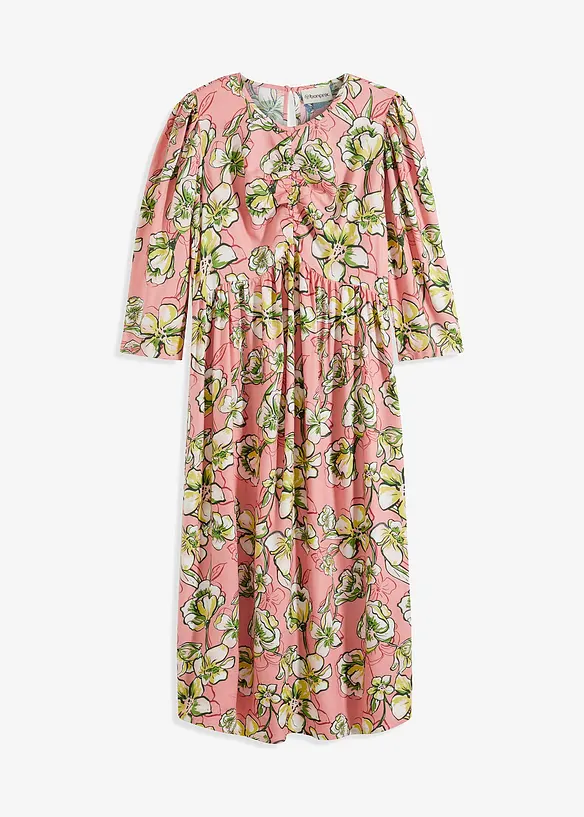 Robe midi en matière douce, bonprix