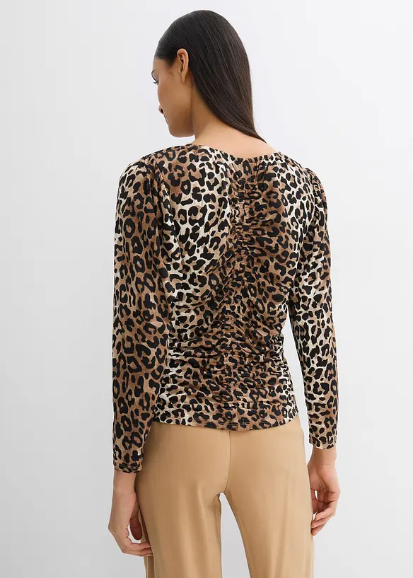 Langarmshirt mit Raff-Details, bonprix