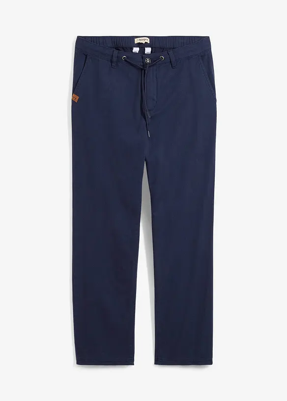 Pantalon chino droit et ample, 100% coton, bonprix