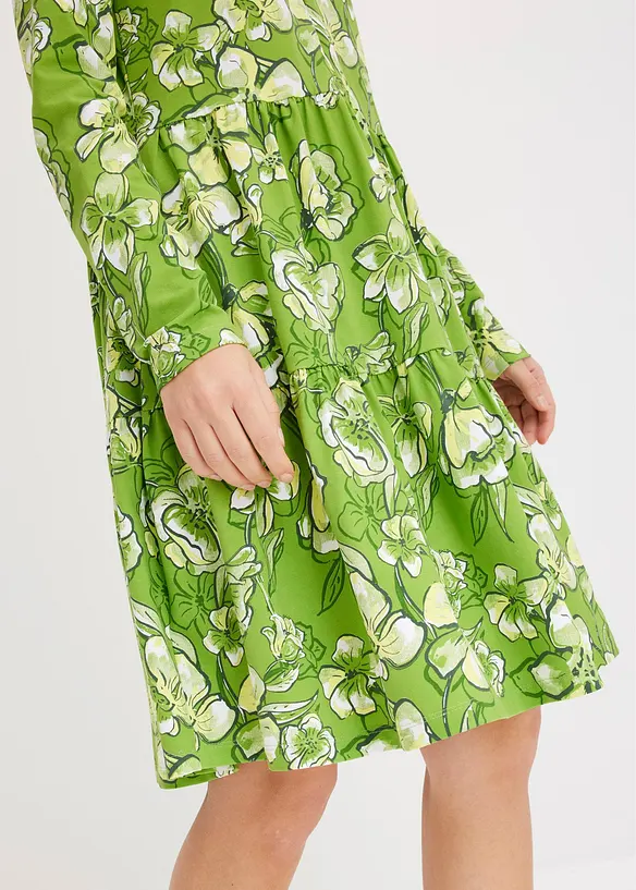 Jerseykleid aus elastischem Baumwoll-Mix, bonprix