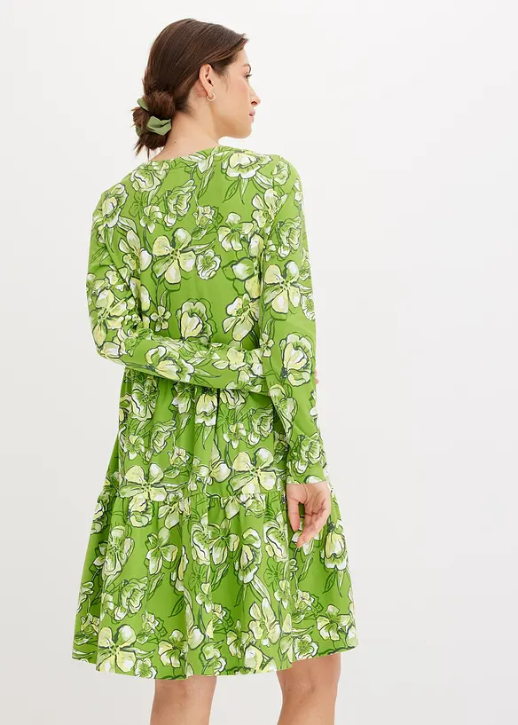 Jerseykleid aus elastischem Baumwoll-Mix, bonprix