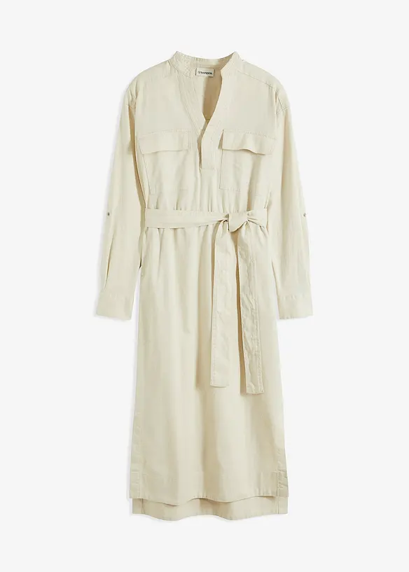 Robe-chemise midi, bonprix