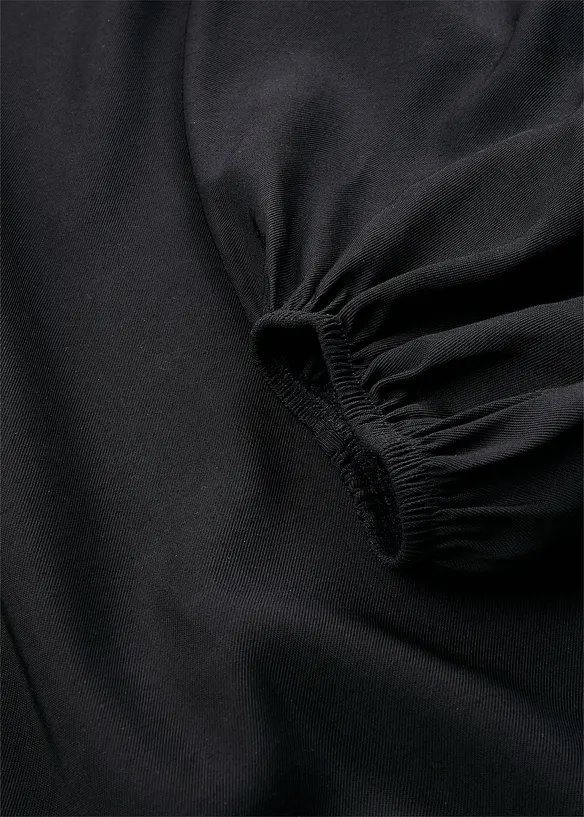 Robe midi fluide en viscose mélangée, bonprix