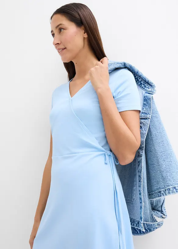 Robe en jersey, style portefeuille, bonprix