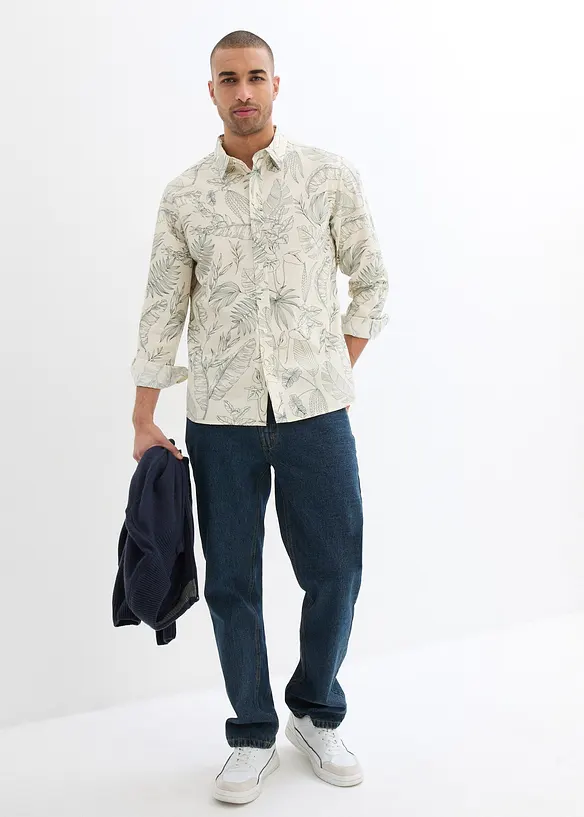 Chemise manches longues en coton, bonprix
