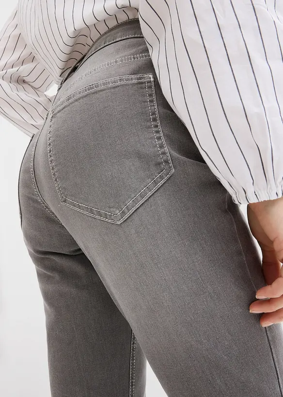 Jean bootcut, taille haute, bonprix