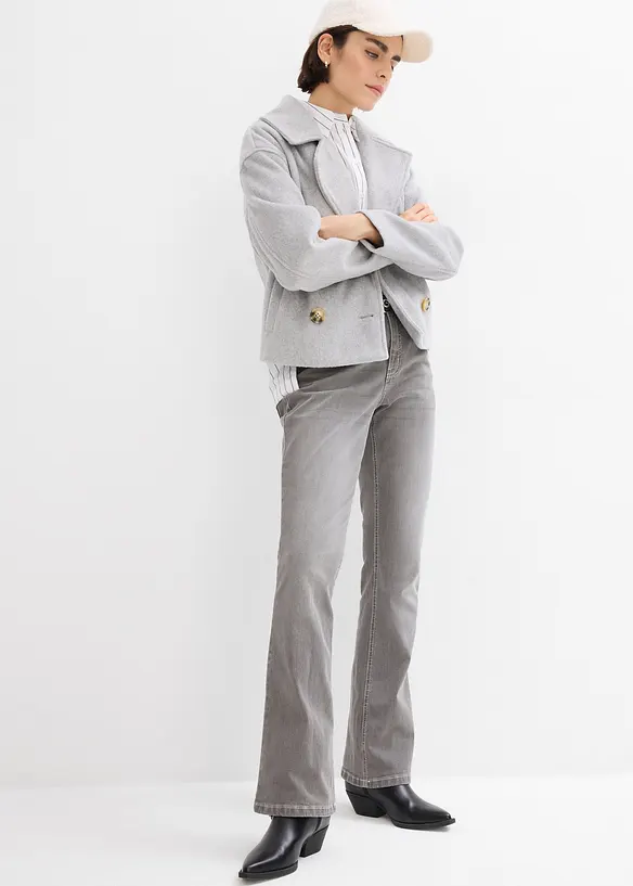 Jean bootcut, taille haute, bonprix