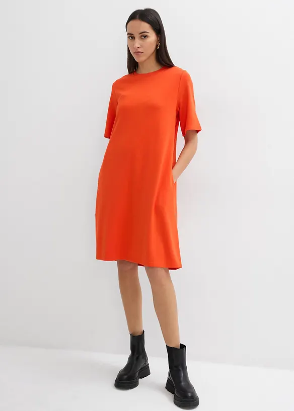 Robe en jersey, coupe trapèze, bonprix
