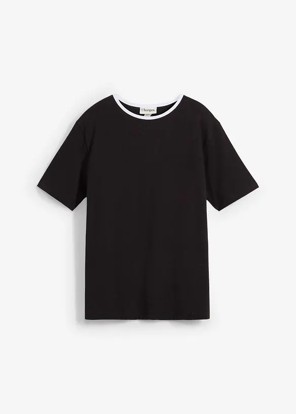 T-shirt avec détail contrastant, bonprix