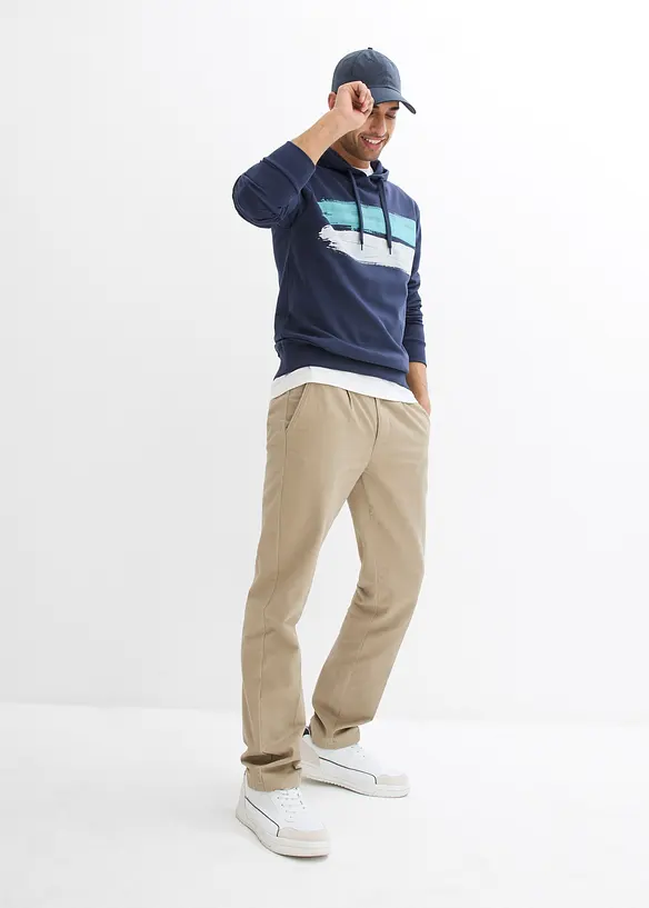 Sweat à capuche 100% coton, bonprix