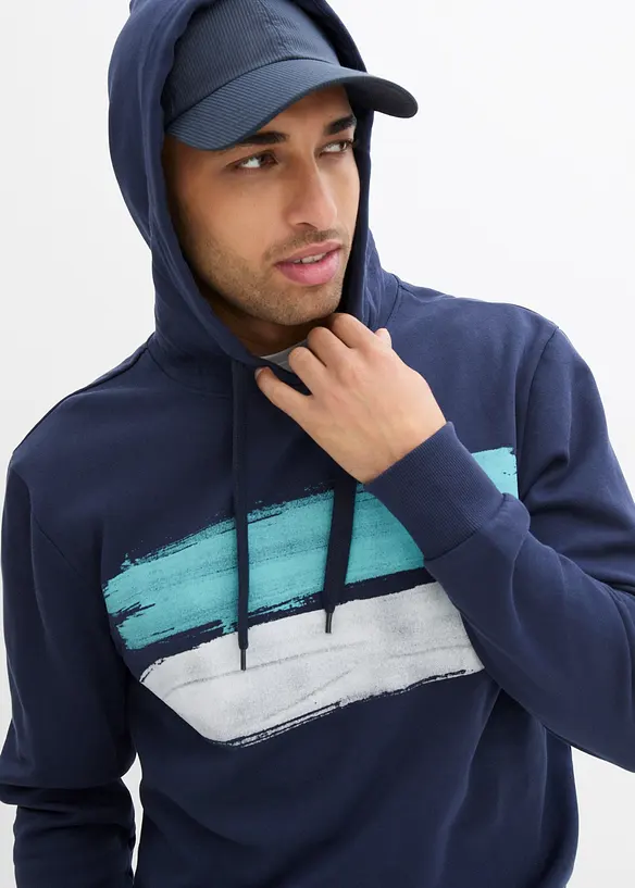 Sweat à capuche 100% coton, bonprix