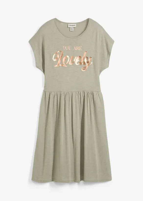 Robe en jersey imprimé, viscose mélangée, bonprix