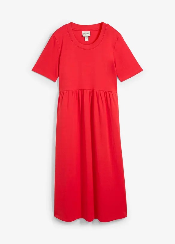 Ausgestelltes Jerseykleid aus schwerer Baumwolle, bonprix