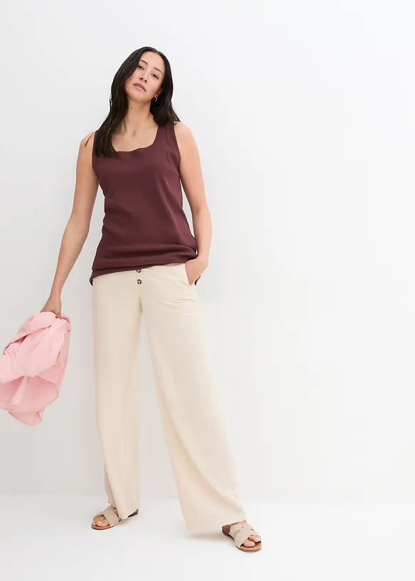 Long-Top aus reiner Baumwolle, bonprix