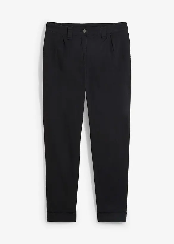 Pantalon chino en coton, longueur chevilles, bonprix