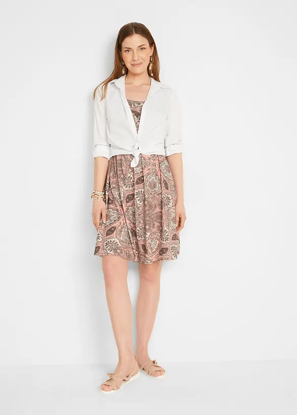 Robe de grossesse et d’allaitement en viscose, bonprix