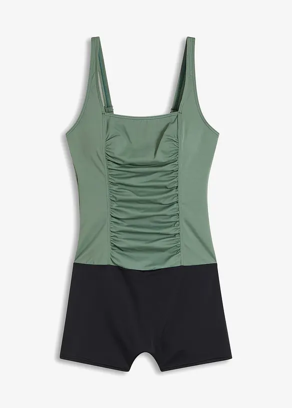 Maillot 1 pièce à encolure carrée, bonprix