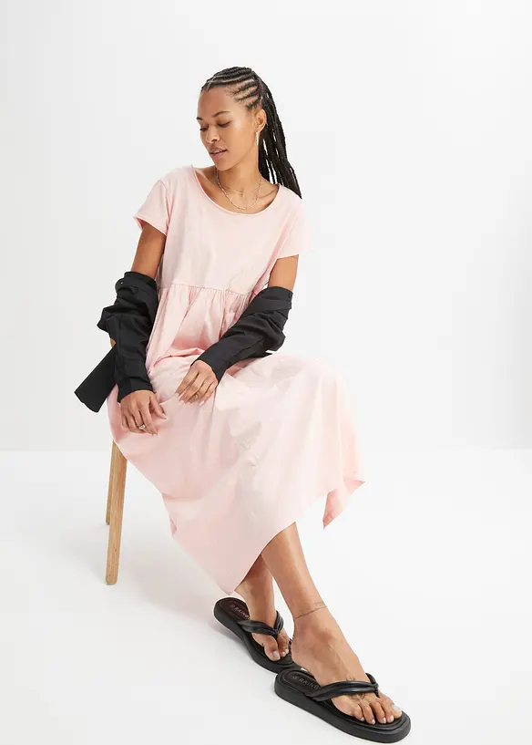 Midikleid aus reiner Bio-Baumwolle, bonprix