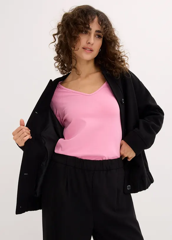 Figurbetontes Langarmshirt (2er Pack), bonprix